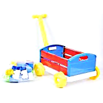 Plastic Trolley with 30 Large Building Blocks Plastic Trolley with 30 Large Building Blocks